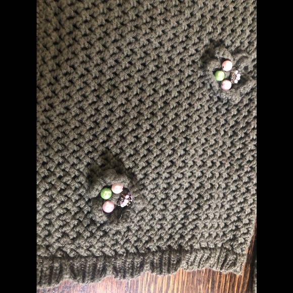 Deux par Deux crochet beaded cardigan size 7 - Picture 4 of 7
